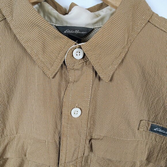 Eddie Bauer Men's XL Long Sleeve Button Down Fishing Shirt - Picture 3 of 11